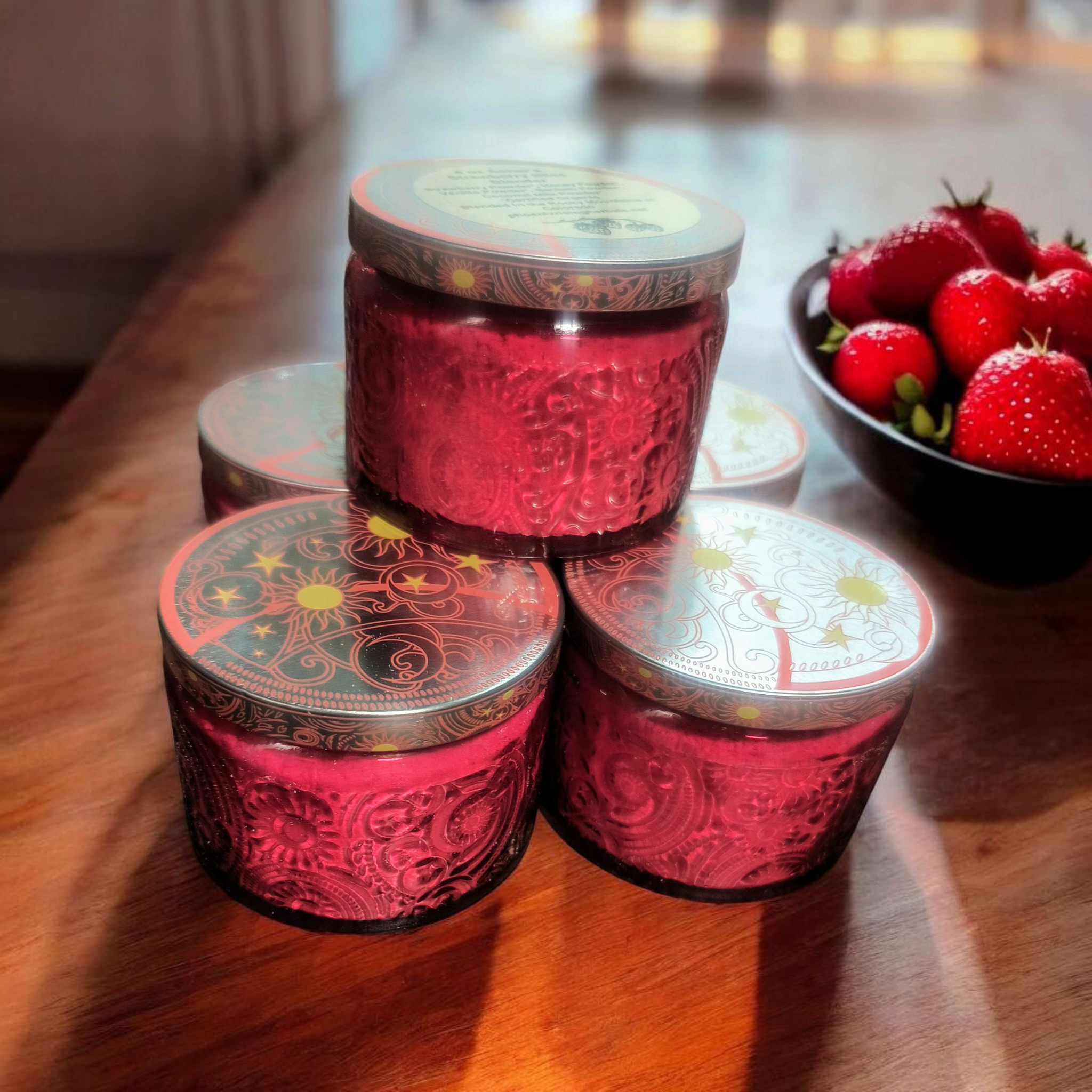 🍓🥛🫙 4 oz Asher's Strawberry Bliss Blender